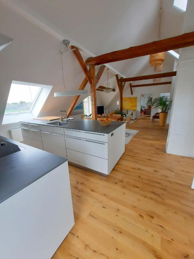 Luxurioeses Loft Mit Schoenem Blick Tremsbüttel Esterno foto